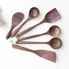 Lot of 5 antique kitchen tools wooden hammer, hand mixer, big fork, deep frying thermometer, green sign New Simple Retro Wooden Cooking Spoon Shovel Black Walnut Kitchen Utensils And Appliances Set Non Stick Pan Cooking Spoon Cooking Tool Sets Aliexpress