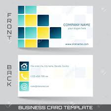 No matter what you use personalized business cards or calling cards for, you will look well. Business Card Template Or Visiting Card Set Front And Back Side Royalty Free Cliparts Vectors And Stock Illustration Image 40602379