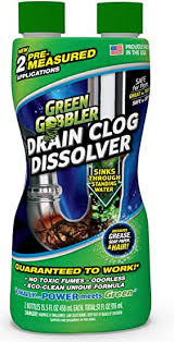 Green Gobbler Dissolve La Baignoire L Evier Et Le Deboucheur De Canalisations Nettoyant Liquide Pour Toilettes Et Deboucheur 916 Ml Amazon Fr Bricolage