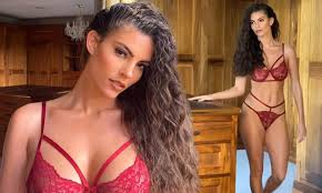 Photo session, photoshooting, genuine features. Love Island S Rebecca Gormley Sends Temperatures Soaring As She Models Sexy Burgundy Lingerie Daily Mail Online