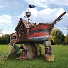 Jeux Pour Enfant Bateau Pirate Maisonnette En Bois Cabane Jardin Jeux Enfants