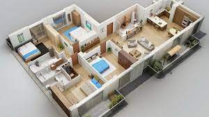 Bagi pasangan yang sudah berkeluarga, tentunya memiliki rumah idaman sendiri adalah sebuah keuntungan, selain itu rasa bangga dan bahagia pasti akan dirasakan saat. Inspirasi Denah Rumah Mewah 1 Lantai 3 Kamar Tidur Yang Elegan