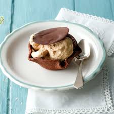 Vegane Espressocreme Im Kekskorbchen Rezept Vegane Desserts Lebensmittel Essen Dessert Ideen