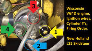 The oldest models used a conventional dc generator, just like your dad's '58 chevy, but it's gear driven off the valve gear train, with the distributor mounted to the end of it. Wisconsin Vg4d Engine Distributor Ignition Wires Cylinder Numbers Firing Order New Holland L35 Youtube