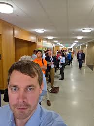 I was in Salem recently to talk to legislators and advocate for our new  wastewater treatment plant. It's important we keep our presence known in  Salem and make known the need for