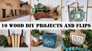 ‪10 Fun and Unique Wood DIY Projects and Thrift Flips | Trash to Treasure  Projects - YouTube‬‏