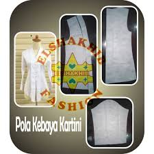 Paduan warna krem dan batik gelap akan memancarkan aura wanita jawa yang bertatakrama. Pola Kebaya Kartini Shopee Indonesia