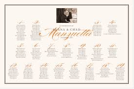 Pretty Silhouette Photography Wedding Seating Chart