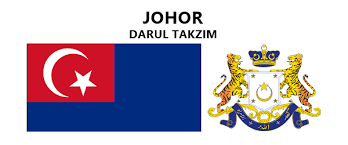 Bahagian yang berwarna merah bermakna hulubalang yang mempertahankan negeri. Bendera Negeri Johor Darul Takzim