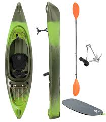The paddle is made from fiberglass blades, which are top of the line. L L Bean Manatee 10 Angler Kayak Package