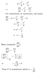 Https Www Topperlearning Com Answer An Open Box With A Square Base Is To Be Made Out Of A Given Cardboard Of Area C 2 Square Units Show That The Maximum Volume Of The Box Is C 3 6 3 Cubi Izkfs9ss