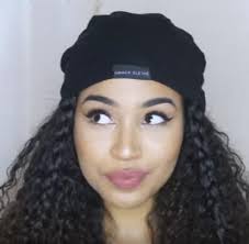 I had no idea how to style my curly hair. 10 Fall Winter Curly Hairstyles With Satin Accessories Grace Eleyae
