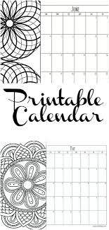 Here S A Free Printable Monthly Calendar For Every Year With A Coloring Section On The Side Too Printable Calendar Pages Calendar Printables Coloring Calendar