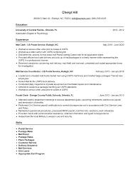 mail clerk resume examples and tips