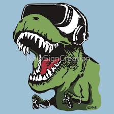 Vr T Rex Essential T Shirt By Newsigncreation Arte De Dinosaurio Realidad Virtual Dibujos