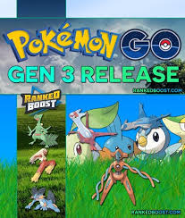 Pokemon Go Generation 3 Release Get Ready For Gen 3 Pogo