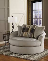 Westen Granite Oversized Swivel Accent Chair 1950121 Signature Design By Ashley Oversized Chair Living Room Round Swivel Chair Accent Chairs