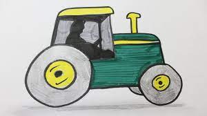 Coloriage tracteur à imprimer ️ dessin de tracteur à colorier ️ fan de l'agriculture et de tracteur 🚜, de la nature, te voici dans la catégorie de tracteur à imprimer. Comment Dessiner Un Tracteur Youtube