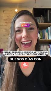 No vayas a más eventos cometiendo estos 2 errores🚨, Hoy hablamos de dos  errores comunes en el networking que pueden costarte oportunidades:, 1️⃣ Ir  sin una propuesta de valor clara: Si no sabes qué te ...