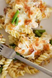 Gratin De Pates Mozzarella Poulet Et Asperges Ou Haricots Vert Recipes Food Chicken Asparagus Pasta