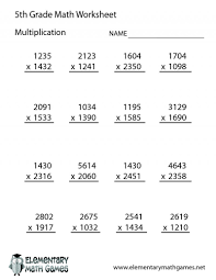 38 Printable Math Worksheets For 6th Graders Free 5th Grade Worksheets Grade 5 Math Worksheets 4th Grade Multiplication Worksheets