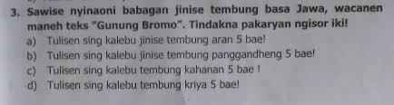 Maybe you would like to learn more about one of these? Kunci Jawaban Kirtya Basa Kelas 7 Hal 8 9 Brainly Co Id