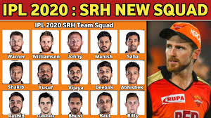Sunrisers hyderabad cricket team schedule for 2021. Ipl 2020 Sunrisers Hyderabad Srh Team Full Squad Youtube