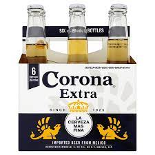 Should be in market price for six pack corona. Corona Extra Bottle 6 Pack 355 Millilitre
