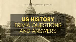 This huge nation is divided into different states with many distinctive and typical features in culture, economy, politics, and demography. 350 Us History Trivia Questions And Answers Quiz Test Trivia Qq