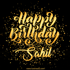 Happy Birthday Card for Sahil - Download GIF and Send for Free — Download on Funimada.com