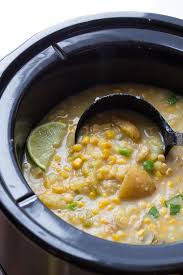 Slow Cooker Potato Corn And Jalapeno Soup Recipe Vegan Slow Cooker Vegan Slow Cooker Recipes Slow Cooker Potatoes