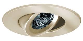 4 Low Voltage Recessed Lighting 40 Degree Adjustable Satin Gimbal Trim