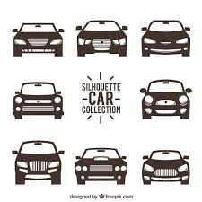 Dxf, eps and png files. Free Front View Of Car Silhouettes Svg Dxf Eps Png Best Free Svg Cut Files