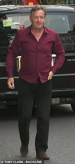 The good morning britain presenter, 54, cut a dapper figure as he arrived. Piers Morgan And Wife Celia Walden Celebrate Their Ninth Wedding Anniversary With A Family Dinner Daily Mail Online