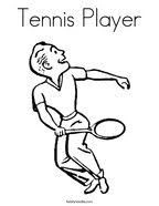 These tennis coloring pages printable shall be a fun filled and learning experience for your kid. Tennis Player Coloring Page Twisty Noodle