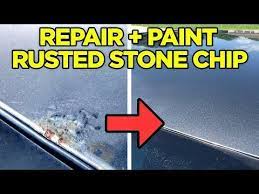 How To Fix Rust Bubble Under Paint From A Rock Chip Around Windshield Youtube Paint Repair Paint Chip Repair Rust