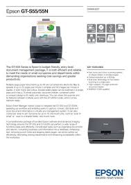 You can follow the tutorial on how to install the epson event manager here and we provide it for you below. Epson Gt S55 55n