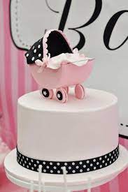 Pink And Black Baby Shower Www Littledanceinvitations Com Au Baby Shower Cakes Baby Cake Pink Baby Shower