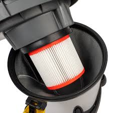 Un système de filtration plus puissant. Pack Aspirateur Eau Et Poussieres Sans Sac Avec Fonction Souffleur 1200w 18l Inox Bidon Vide