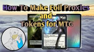 The gathering custom card generator where mtg players can create cards, planeswalkers, and tokens online. How To Make Foil Proxies And Tokens For Mtg Youtube
