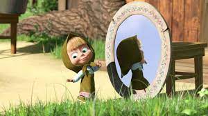 Look At My New Dress Masha And The Bear Bear Wallpaper Masha And Bear