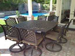Maybe you would like to learn more about one of these? Nassau 9pc Outdoor Patio Dining Set With 64 X64 Square Series 3000 Table Antique Bronze Zenpatio