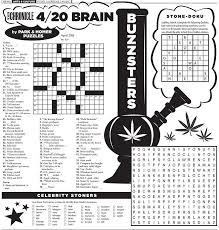 On the internet printable crossword celebrity are some of the most fun things that you should use to move time, but they are also ideal for using an energetic part within your puzzle fixing. Earth Day 2017 4 20 Brain Buzzsters By Park Homer Puzzles Features The Austin Chronicle