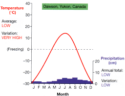 Climatogram Boreal Forest