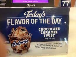 Whether you're watching your waistline or looking to satisfy a serious appetite, culver's has choices to suit your taste. Flavor Of The Day Changes Daily Picture Of Culver S St George Tripadvisor