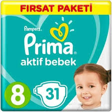 prima aktif bebek no 8 xxxlarge 31 adet bebek bezi fiyatlari