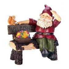 Maybe you would like to learn more about one of these? Welcome Bench Solar Powered Gnome 10018198 Baubles N Bling Garden Gnomes Statue Fox Decor Gnome Statues