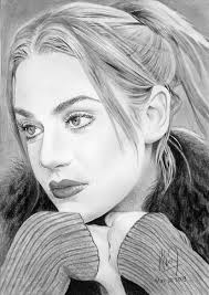 Kate Winslet Beauty 3 Pencil Portrait Portrait Drawing Cool Pencil Drawings