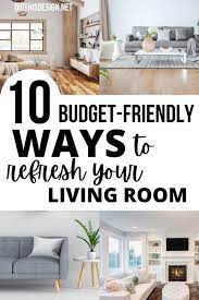 Diy home decor living room pinterest. 10 Budget Friendly Ways To Refresh Your Living Room Dig This Design Living Room Spaces Small Living Room New Living Room