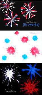 3 Super Easy Fireworks Crafts For Kids Of All Ages Fireworks Craft For Kids Fireworks Craft July Crafts